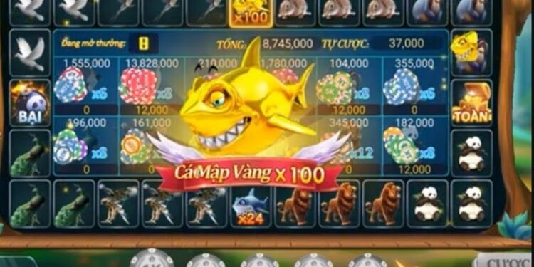 Giao diện game bắn cá tại cổng game đổi thưởng Iwin